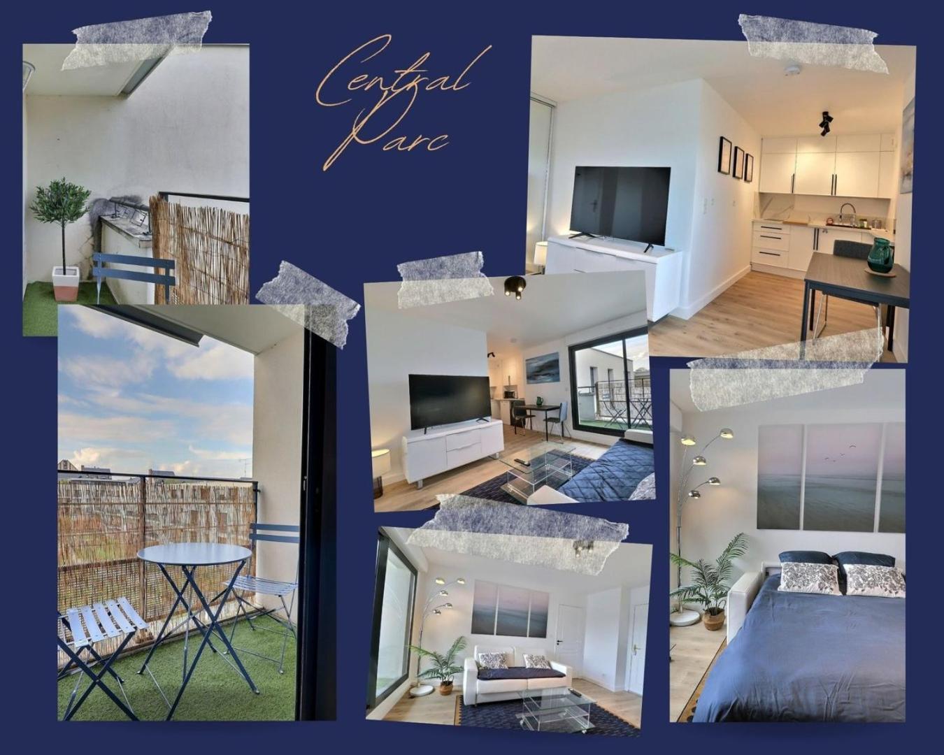 Central Park - Studio Calme - Balcon - Mon Groom Τρουά Εξωτερικό φωτογραφία